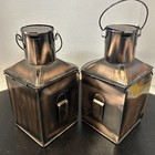 Ship Cabin Decor Brass Lanterns Pair Brass Port Starboard Boat Oil Lamps
