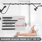 Double Shower Head Dual For Couples High Pressure And Adjustable Tandem Shower 