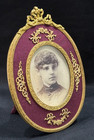 Circa 1890 French Bronze Frame  4   X 6   
