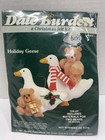 Dale Burdett Christmas Ornament Felt Craft Kit  holiday Geese Vintage 1987