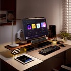 2 Speakers Soundbar Smart Tv Audio Sound Bar Wireless Subwoofer Home Theater Pc