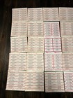 Large Lot Of 250 Original Jukebox Record Title Strips - 25 Sheets Of 10  544