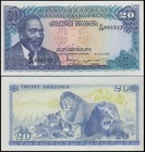 Kenya 20 Shillings  1978  P-17  Unc X 10 Pcs