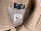 Vintage Norm Thompson Cashmere Blend Coat England Large 14 Trench Tan Jacket