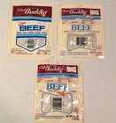 1980s Carl Buddig Original   Lean Smoked Beef Packets  Three Whole