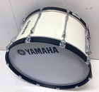 Yamaha 28  Powerlite Marching Band Bass Drum White