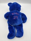 Salvinos Bamm Beanos Sammy Sosa Blue 21 Bean Bag Bear Plush Nwt Cubs Mlb Toy