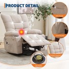 Power Lift Recliner Chair Oversized Electric Massage  heat Recliner Assist Stand