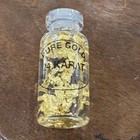 Pure Gold Flake 24 Karat Bottle Vial 1 1 2  X 5 8  Made Usa Real Leaf Specimen