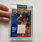 2021 Micheal Jordan Jersey Fusion Game Worn Swatch 1991 Fleer