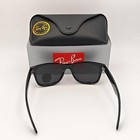 Ray-ban Rb2140 Wayfarer Sunglasses Gloss Black Frame Gray Polarized Lens 50-22mm