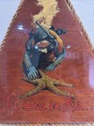Vtg Scuba Diver Rope Wood Wall Plaque Nautical Diving Starfish Art Decor Sign