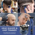Upgraded Head Shavers For Bald Men  Hair Trimmer Kit  Magnetic Electric Razor   