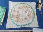 Vtg Embroidered Linen Crochet Lace Trim Ribbon Cutter Craft 27p Lot Slow Stitch