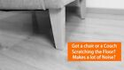 Upgraded Silicone Leg Floor Protectors Caps Covers Felt For Hardwood Chair Table