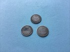  3  1858 Canada  First Year Victoria 5 Cent Silver Coins Greatstocking Stuffers