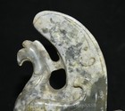 8 8  Old Chinese Natural Xiu Jade Carved Animal Fengshui Phoenix Bird Sculpture
