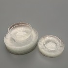 Arcoroc Le Fleur Clear Glass Dinner Salad Plates Bowls France Mcm Vintage