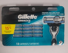 Gillette Mach 3 Men   s Razor Cartridge Blades Pack Of 12x2   Total 24 Cartridges