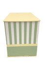 Pmg Pastel Green Decorative Storage Box 7 25  Tall - Good Condition