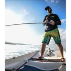 Pelagic Fx Pro Tactical Offshore Fishing Shorts Hex Green Cargo 34x11 Stretch