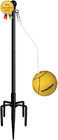 Tetherball Set With Ball   Rope For Outdoor Backyard Adjustable Tether Ball Pole
