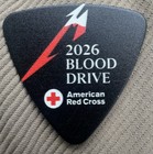 Metallica Guitar Pick Red Cross Blood Drive Donation 2026 Sphere Las Vegas