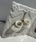 Vintage Russ Baby Photo Frame Porcelain Style 2    X 3     Photo Nursery Decor