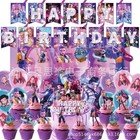 Huntrix Merch Birthday Decorations X Korean Idol Figure Printed Cake Topper