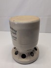 Antique Stoneware Splash Proof Buttermilk Feeder Farm Chicken Poultry Fountain