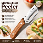 New 2 In 1 Multi-functional Vegetable Peeler For Kitchen Stainless Steel Peeler