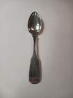 American Coin Silver Serving Spoon E Morgan Poughkeepsie Ny 