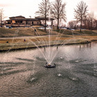 Floating Fountain  1 5 Hp Pump  200  Cord  12 500 Gph  11 Spray Patterns