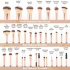 51pcs Pink Makeup Brush Set Foundation Eyeshadow Concealer Brushes With Beauty
