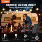 100ft Solar Led Outdoor String Patio Lights Waterproof With Remote Control