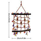 Bird Climbing Net Hammock Hanging Rope Net Parrot Cage Toy Easy To Insatall