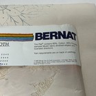 Vintage 1983 Bernat Candlewick Stamped Embroidery Tablecloth Kit 60  X 108 