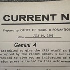 Free Ship July 30 1965 Nasa Current News Office Public Info Gemini 4 Packet