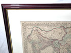 Framed Matted 1860 S a  Mitchell Map Of Hindoostan Father India China Tibet