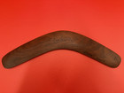Vintage Australian Aboriginal Art Wooden Returning Boomerang 10  Hand Painted Wa