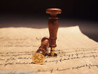  1  Antique Vintage Style Wax Seal Brass Letter Stamp Nautical Marine Anchor