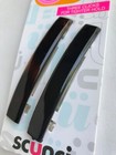 Scunci No Slip Grip All Day Hold 17851   2 Pcs  Brown Black 3 1 4  Hair Clips
