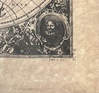 Vintage Map Of The World Stamped 1917