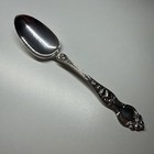 Antique R  Wallace And Sons Sterling Silver Violet Pattern Teaspoon C  1904