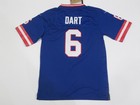 Jaxson Dart  6 New York Giants Game Onfield Mens Jersey Throwback