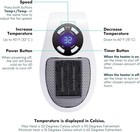 The Alpha Heater For Indoor Use Small Plug In Portable White 