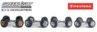 1 64 Greenlight  wheel   Tire Accessory Pack  Firestone Tires  nip 