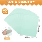 60 Sheet Colored Vellum Paper 8 5 X 11  100gsm Translucent Printable Vellum S   
