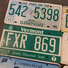 License Plate Lot Crafty       
