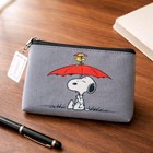 Cute Cartoon Dog Zipper Pouches Canvas Coin Purse Makeup Bag 6 U Pick New